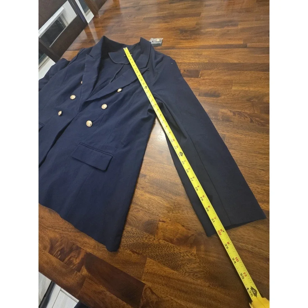 Lane Bryant Blazer 28 The Bryant Blazer Navy New‎ With Tags.             Sku 99